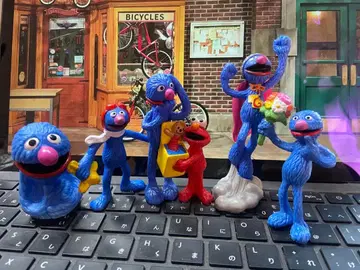 세서미 스트릿 글로버 PVC 피규어 5체 세트