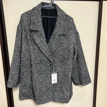 새상품 RMAF NICECLAUP 더블 테일러드 코트