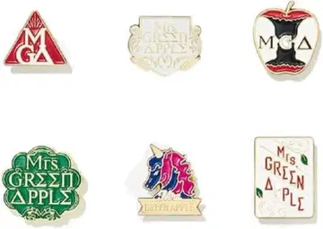 미세스 그린애플 에덴의 동산 핀 배지 세트