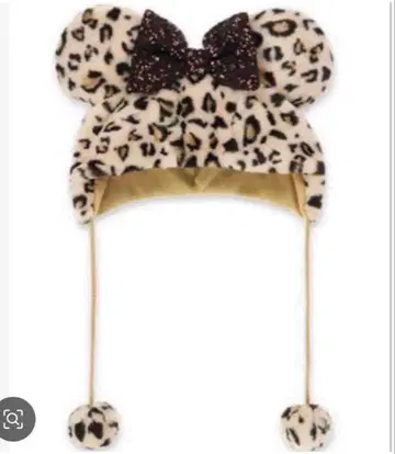 레오파드 무늬 미키 레오파드 팬캡