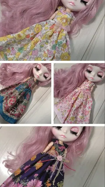 손수건 드레스 핸드메이드 ( 브라이스, 리카짱 용 )