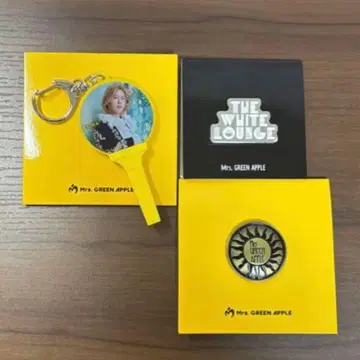 Mrs. GREEN APPLE 키링 핀 배지