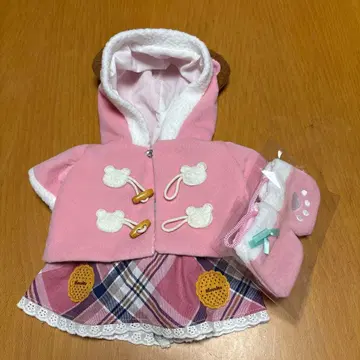 마더 가든 우사모모짱 M 사이즈 곰 귀 달린 후드 코트 세트