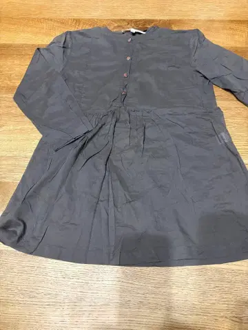 Erica Tanov 그레이 블라우스 사이즈 0 8부 소매