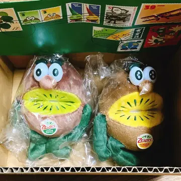 미개봉 새상품 제스프리 키위 브라더스 봉제 인형 당선품 페어 현상 레어