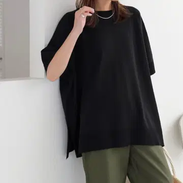 새상품 relume 레리움 접촉 냉감 워셔블 쿨 판초 풀오버