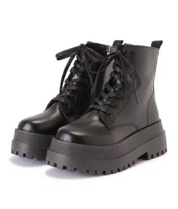 통굽 레이스업 숏부츠