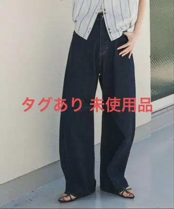 미사용품 택 포함 커브 데님 센스 오브 플레이스