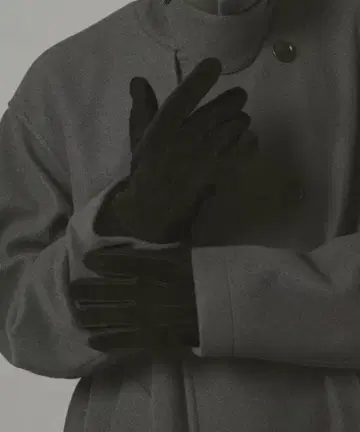 [ 미사용 ] RAGEBLUE 스웨이드 그로브 블랙 터치 대응 장갑 블랙