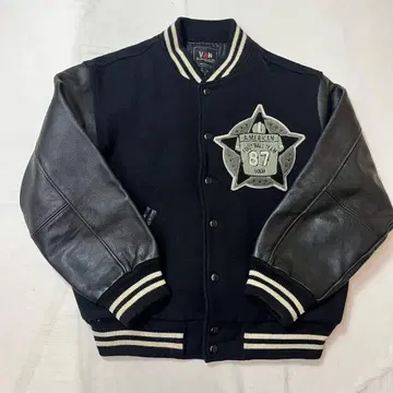 VAN  바시티 자켓 미식축구 팀 87 블랙 L