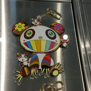 신상 무라카미 다카시 팬더 러버 키링 카이카이키키