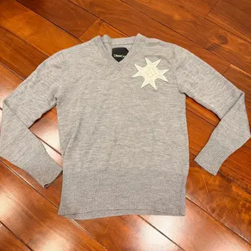 DRESSCAMP 그레이 V넥 니트