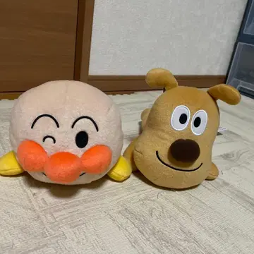 호빵맨 봉제 인형 세트 약 20cm