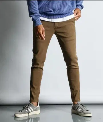 더 더퍼 오브 세인트 조지 스키니 이지 치노 팬츠 브라운 L