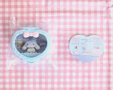 산리오 시나모롤 시나몬 마이 컴팩트 세트 플로키 마스코트