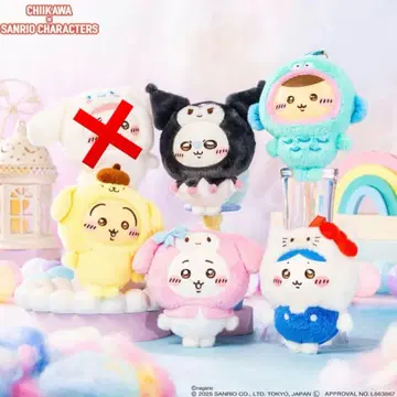 치이카와 x 산리오 캐릭터즈 Kiramekko 5종 세트