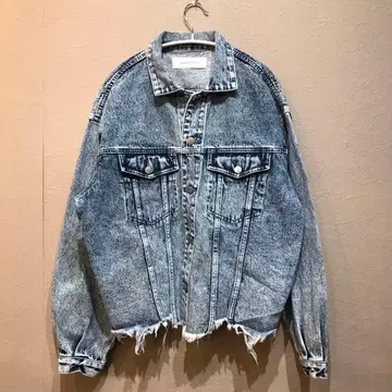 어반 리서치 GOODBETTERBEST 데님 컷오프 자켓