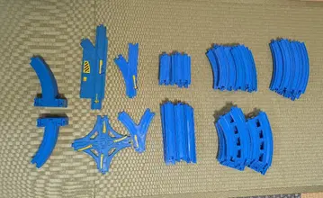 프라레일 레일 부품 세트 파랑