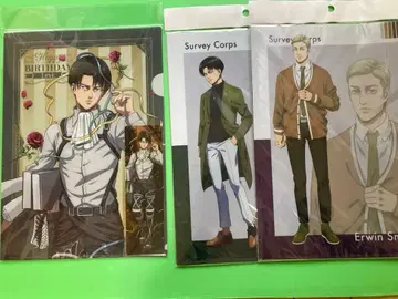 진격의 거인 리바이 클리어 파일 생일ver. 혜택 책갈피 포함