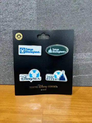 도쿄 디즈니 리조트 핀 배지 세트