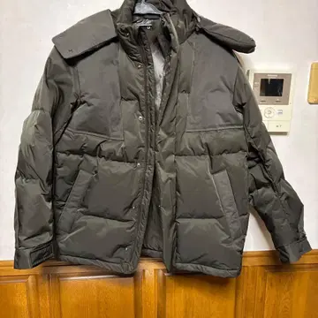 유니클로 +J 다운 오버 사이즈 후드티 M