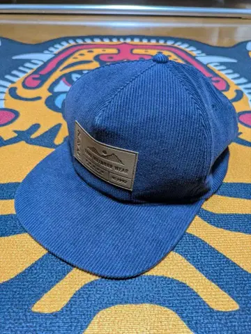 KAVU 네이비 코듀로이 야구 모자