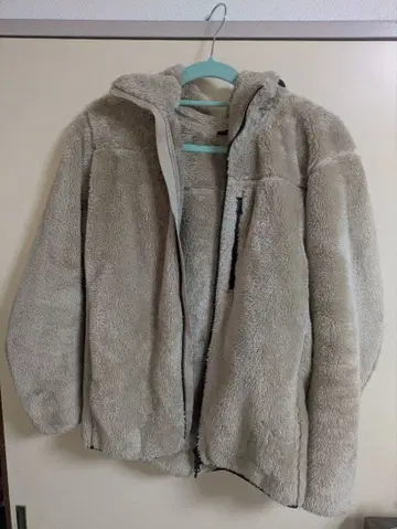 방풍 아우터 퍼 플리스 풀 집업 후드티 유니클로