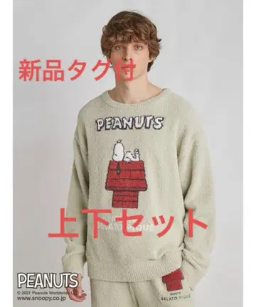 [택 포함 새상품] 젤라또피케 스누피 상하의 세트 남성용 여성용