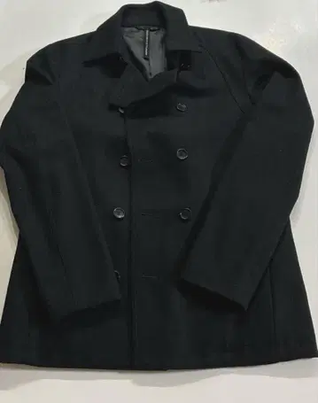 블랙바렛 양모, 캐시미어 블랙 코트