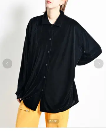 CITYSHOP VELVET OVER 셔츠 시티샵