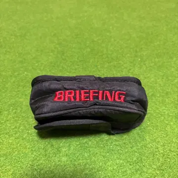 BRIEFING 퍼터용 골프헤드커버 블랙 하프 말렛용