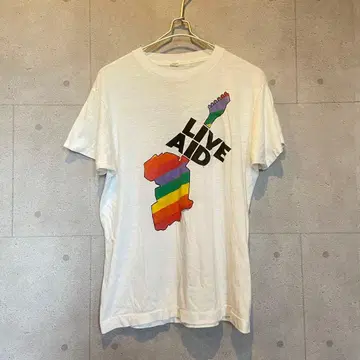 LIVE AID 라이브에이드 티셔츠 1985년 빈티지