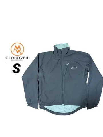 Cloudveil 남성용 다크 그레이 풀 지퍼 자켓 S 사이즈