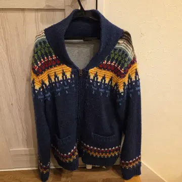 Knit Mayer 네이비 가디건 L