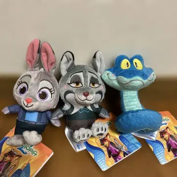 남코 한정판 주토피아2 빨간 볼 마스코트 주디 파우버 토피아 게리