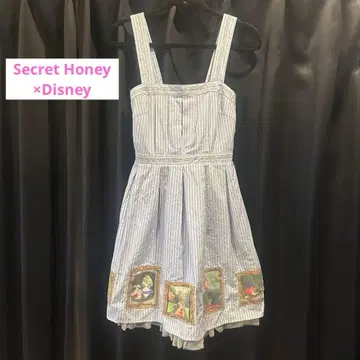 Secret Honey x Disney 콜라보 원더랜드 앨리스 원피스