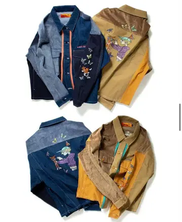 LEFT ALONE 데님 자켓