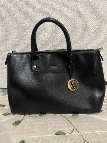 FURLA 블랙 핸드백