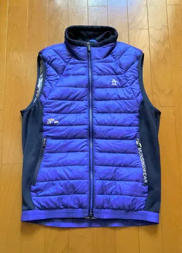 맨싱 풀 집업 퀼팅 충전솜 베스트 M