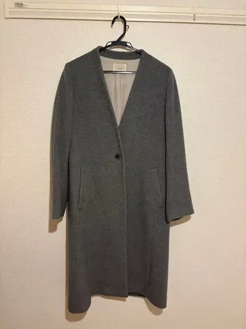 이에나 그레이 롱 코트 사이즈 40