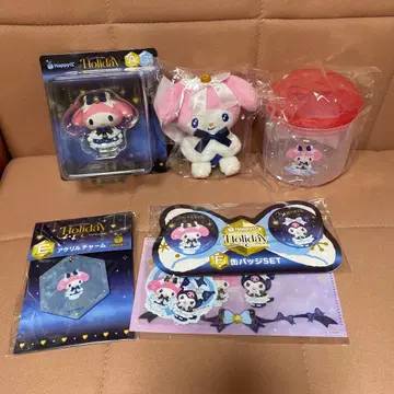 해피 복권 산리오 마이멜로디 피규어 6점
