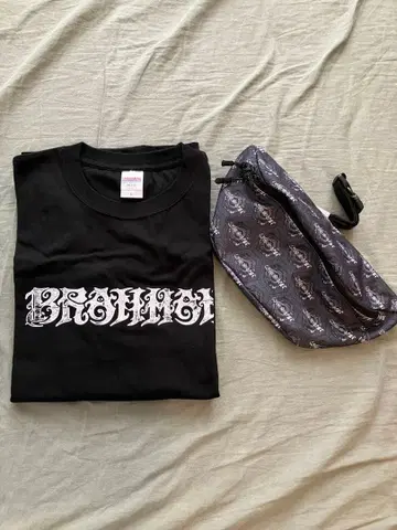 BRAHMAN 롱 슬리브 T셔츠 L 사이즈 바디백 세트