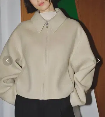 TODAYFUL 울 지퍼 블루종