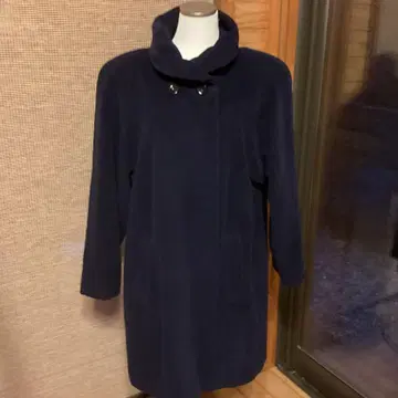 Mademoiselle Copan 네이비 롱 코트