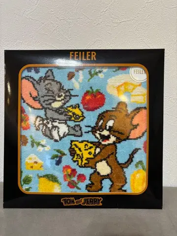 FEILER 톰과 제리 손수건 콜라보 미사용 새상품