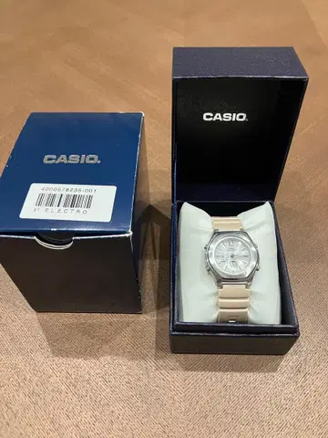 카시오 여성용 손목시계 전파 솔라 5145*JA