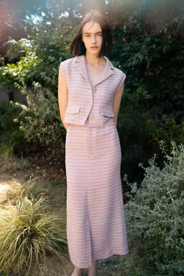 Snidel 트위드 롱 스커트