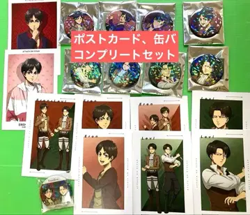 진격의 거인 리바이 엘렌 애니메이트 한정판 캔뱃지 박스 구매 특전 포함