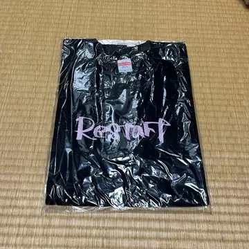 SHANK Restart 티셔츠 L 사이즈 미개봉 새상품 블랙 블랙