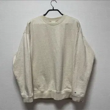 스노우피크 snow peak 크루넥 맨투맨 M 오트밀